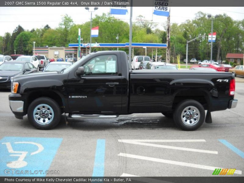 Onyx Black / Dark Titanium 2007 GMC Sierra 1500 Regular Cab 4x4