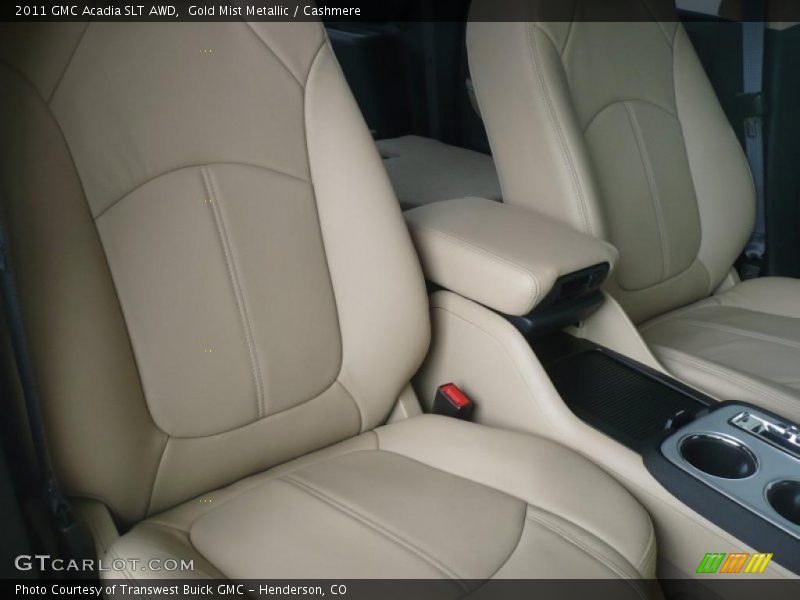 Gold Mist Metallic / Cashmere 2011 GMC Acadia SLT AWD
