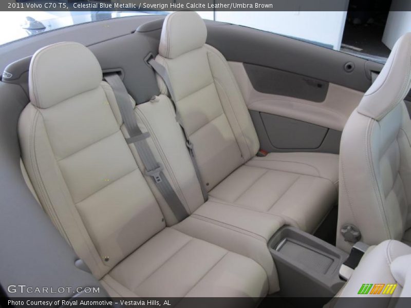 Celestial Blue Metallic / Soverign Hide Calcite Leather/Umbra Brown 2011 Volvo C70 T5