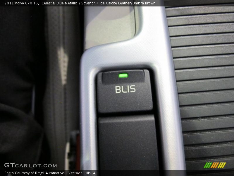 Celestial Blue Metallic / Soverign Hide Calcite Leather/Umbra Brown 2011 Volvo C70 T5
