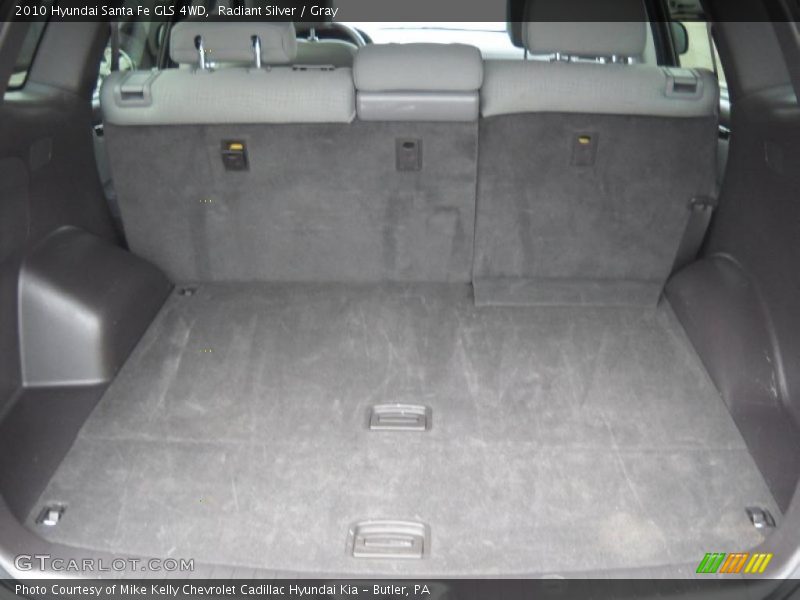 Radiant Silver / Gray 2010 Hyundai Santa Fe GLS 4WD