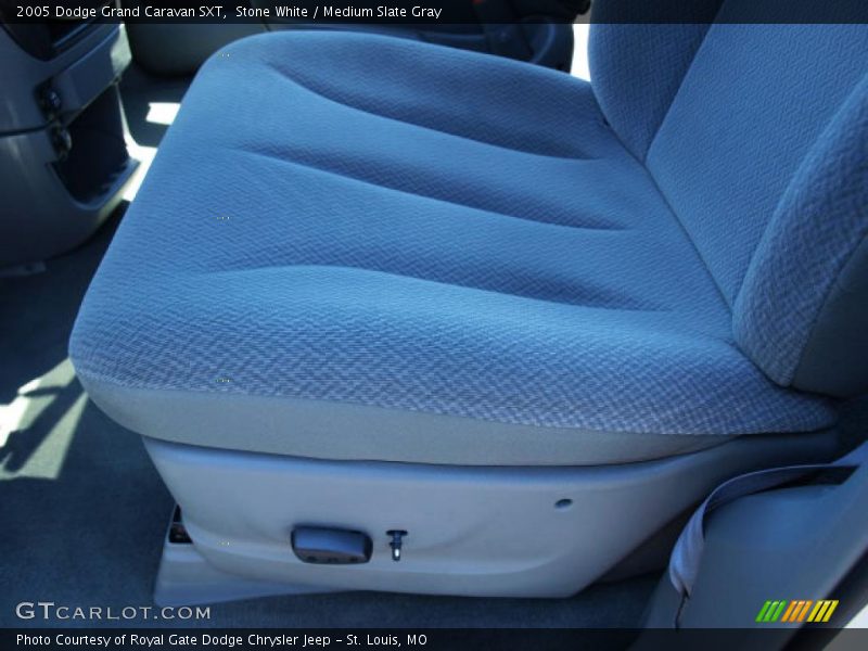 Stone White / Medium Slate Gray 2005 Dodge Grand Caravan SXT