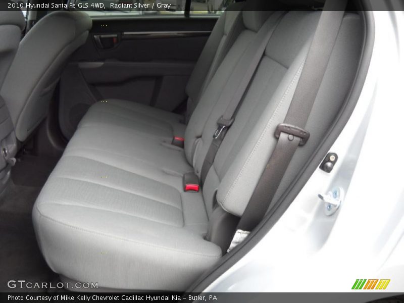 Radiant Silver / Gray 2010 Hyundai Santa Fe GLS 4WD