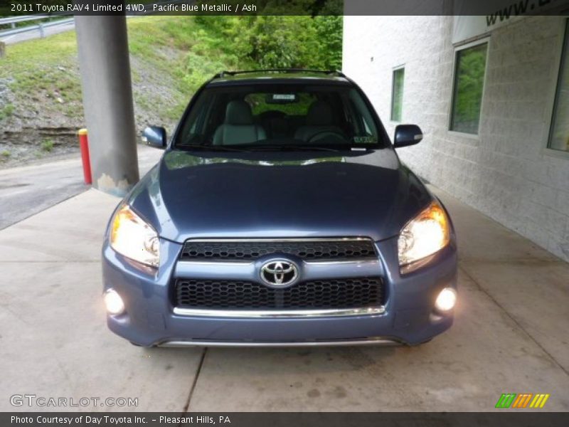 Pacific Blue Metallic / Ash 2011 Toyota RAV4 Limited 4WD