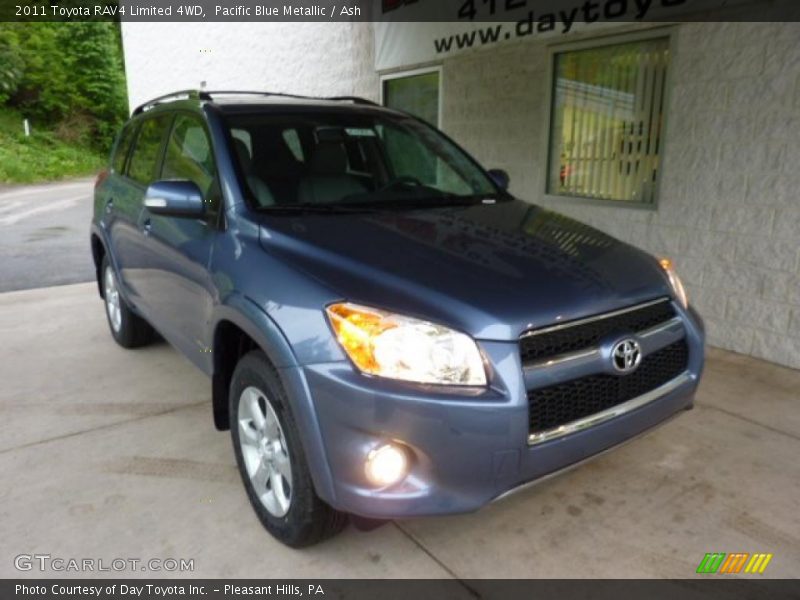 Pacific Blue Metallic / Ash 2011 Toyota RAV4 Limited 4WD