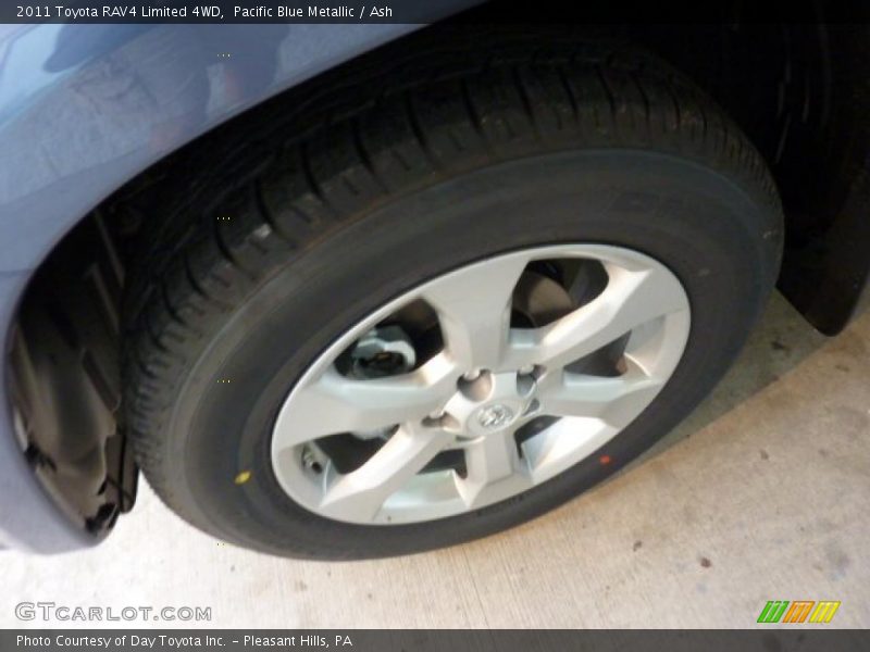 Pacific Blue Metallic / Ash 2011 Toyota RAV4 Limited 4WD