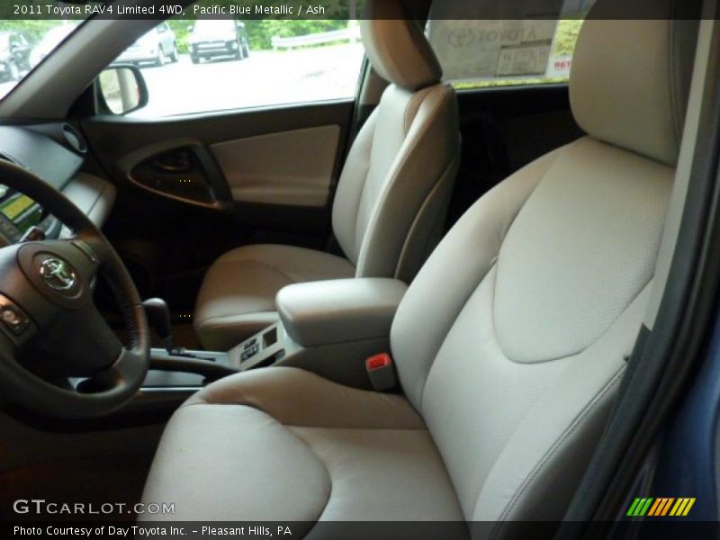 Pacific Blue Metallic / Ash 2011 Toyota RAV4 Limited 4WD