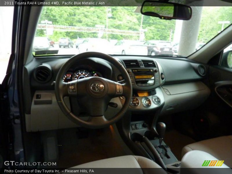 Pacific Blue Metallic / Ash 2011 Toyota RAV4 Limited 4WD