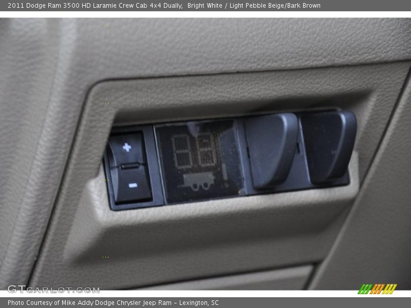 Bright White / Light Pebble Beige/Bark Brown 2011 Dodge Ram 3500 HD Laramie Crew Cab 4x4 Dually