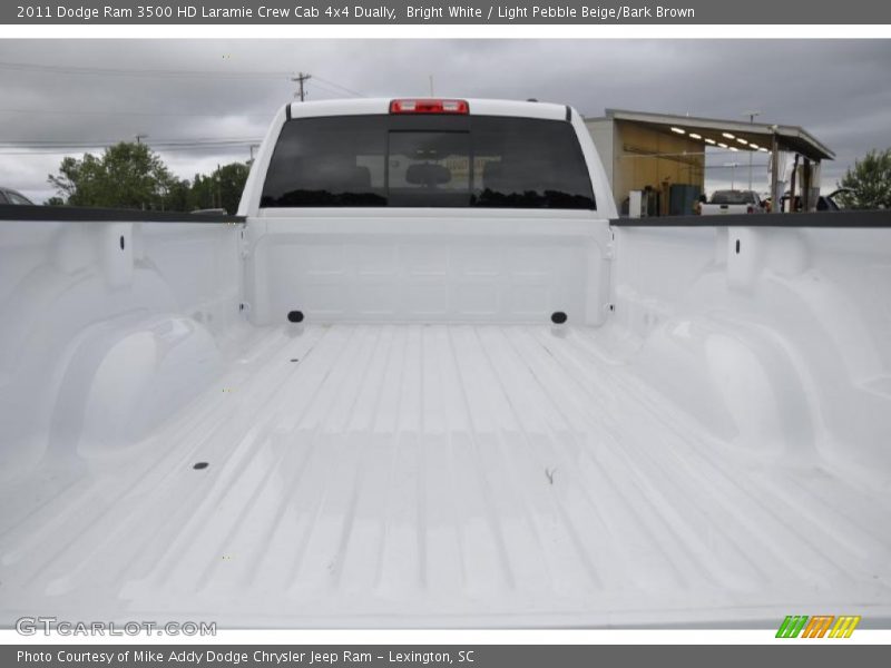 Bright White / Light Pebble Beige/Bark Brown 2011 Dodge Ram 3500 HD Laramie Crew Cab 4x4 Dually