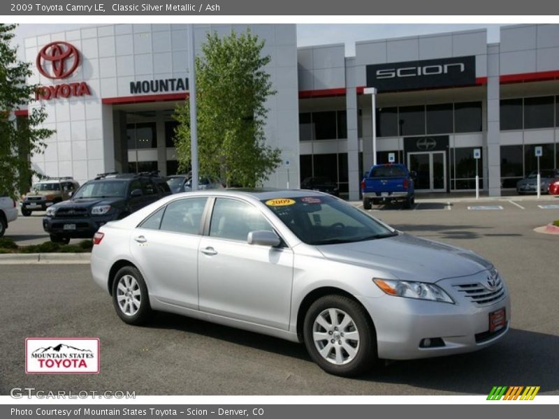 Classic Silver Metallic / Ash 2009 Toyota Camry LE