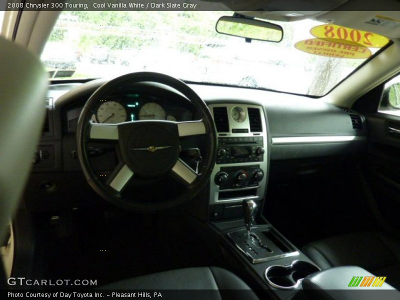 Cool Vanilla White / Dark Slate Gray 2008 Chrysler 300 Touring