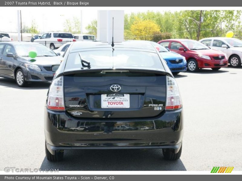 Black / Bisque Beige 2007 Toyota Prius Hybrid