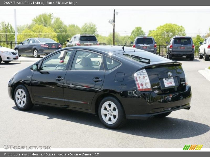 Black / Bisque Beige 2007 Toyota Prius Hybrid