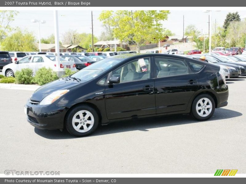 Black / Bisque Beige 2007 Toyota Prius Hybrid
