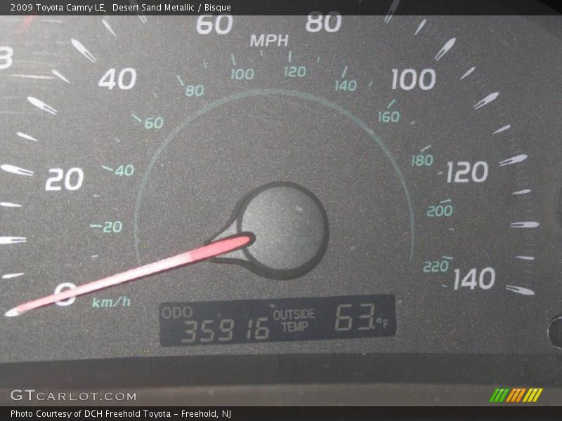 Desert Sand Metallic / Bisque 2009 Toyota Camry LE