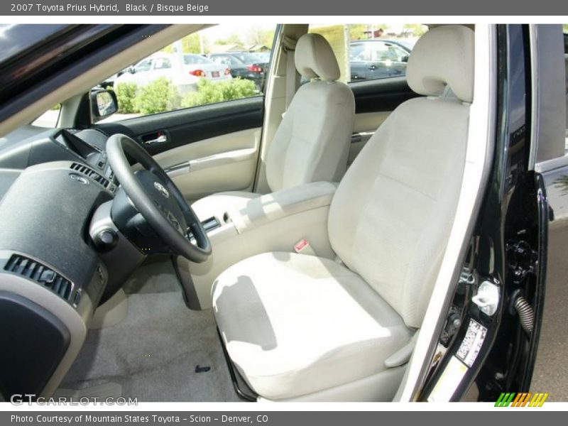 Black / Bisque Beige 2007 Toyota Prius Hybrid