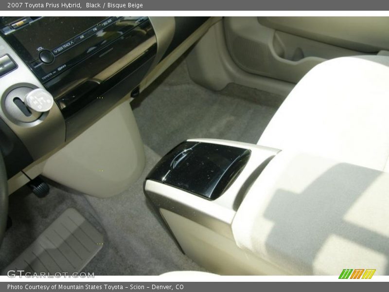 Black / Bisque Beige 2007 Toyota Prius Hybrid