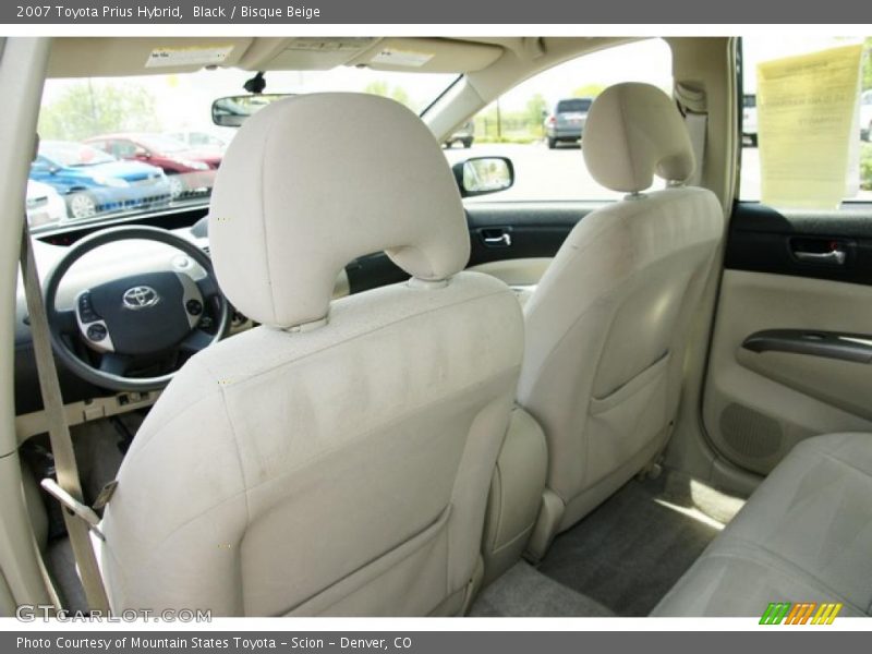 Black / Bisque Beige 2007 Toyota Prius Hybrid