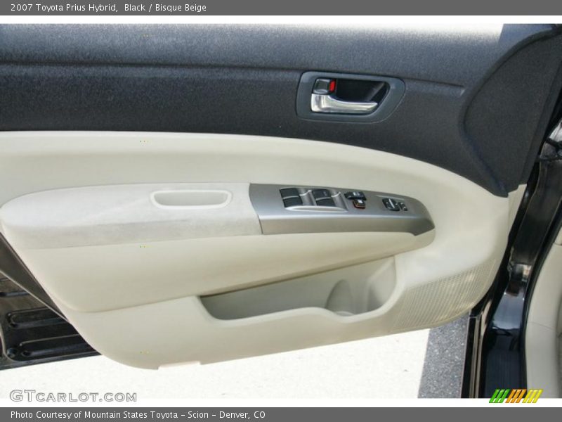 Black / Bisque Beige 2007 Toyota Prius Hybrid