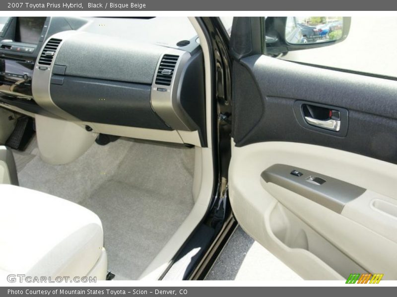Black / Bisque Beige 2007 Toyota Prius Hybrid