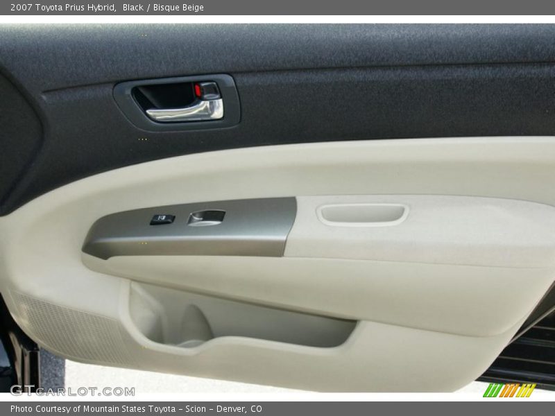 Black / Bisque Beige 2007 Toyota Prius Hybrid