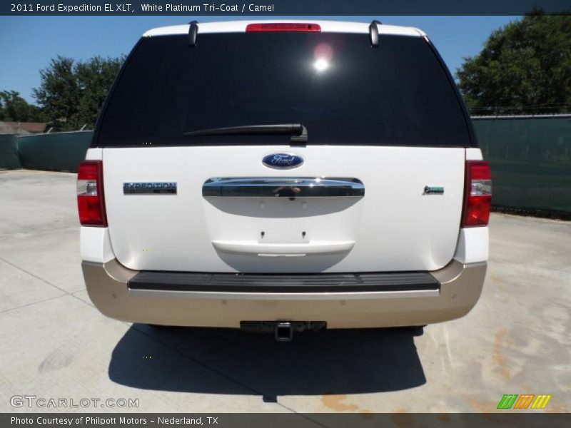 White Platinum Tri-Coat / Camel 2011 Ford Expedition EL XLT