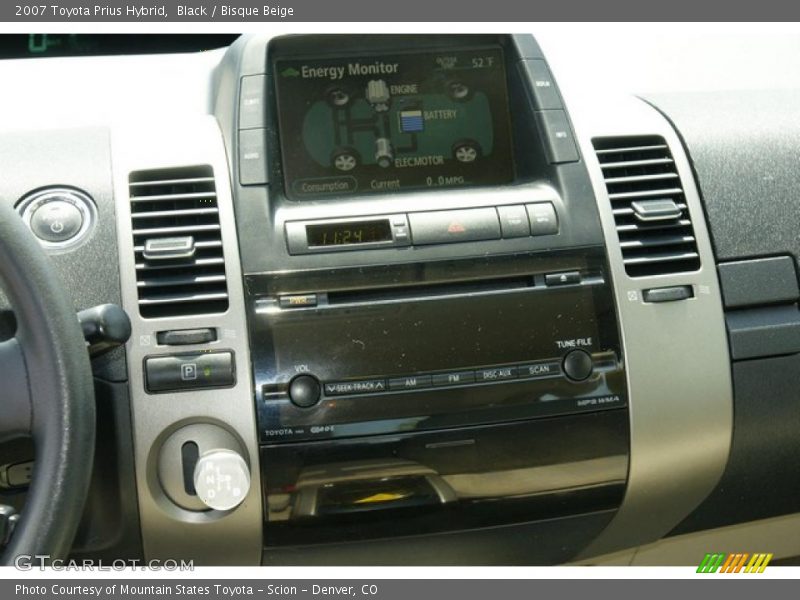 Black / Bisque Beige 2007 Toyota Prius Hybrid