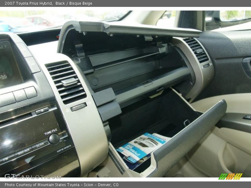 Black / Bisque Beige 2007 Toyota Prius Hybrid