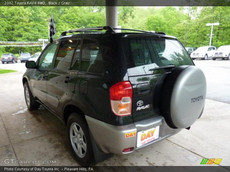 Black / Gray 2002 Toyota RAV4 4WD