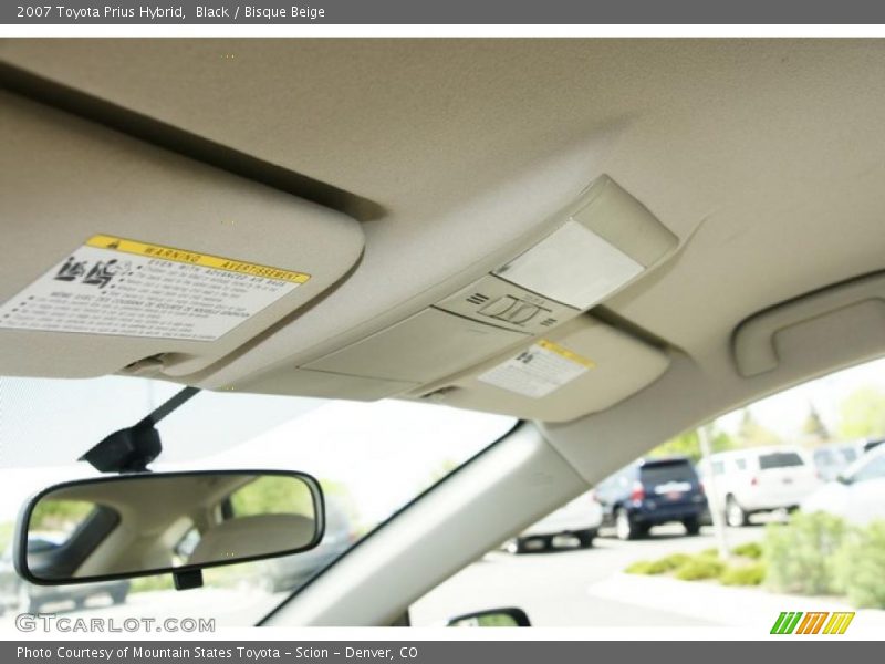 Black / Bisque Beige 2007 Toyota Prius Hybrid