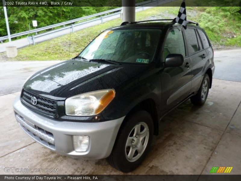 Black / Gray 2002 Toyota RAV4 4WD