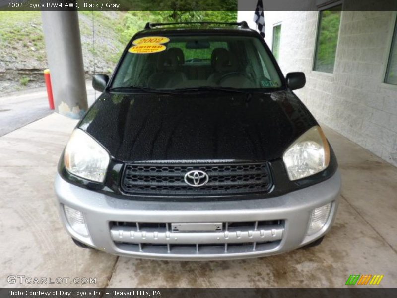Black / Gray 2002 Toyota RAV4 4WD