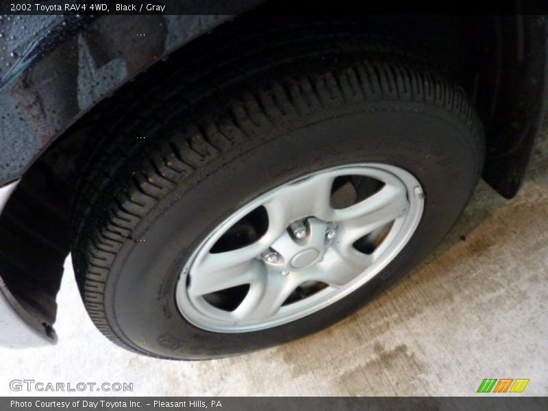 Black / Gray 2002 Toyota RAV4 4WD