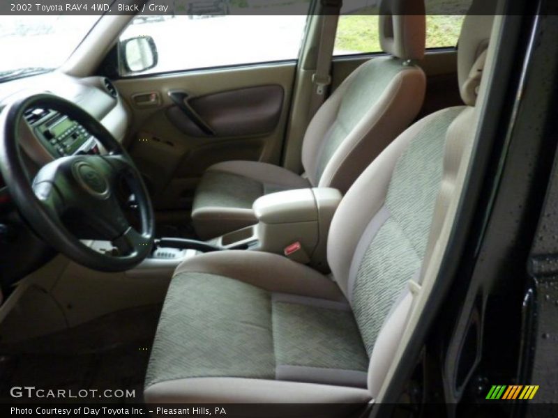 Black / Gray 2002 Toyota RAV4 4WD