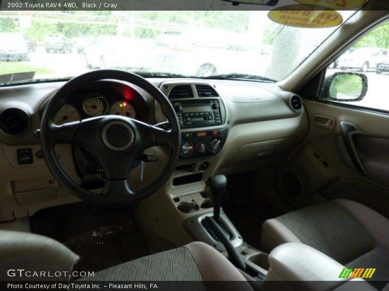 Black / Gray 2002 Toyota RAV4 4WD
