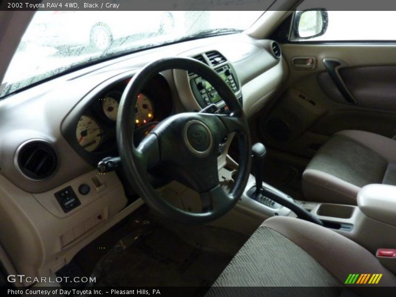 Black / Gray 2002 Toyota RAV4 4WD