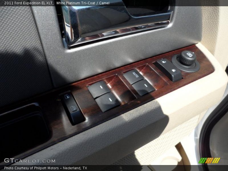 White Platinum Tri-Coat / Camel 2011 Ford Expedition EL XLT
