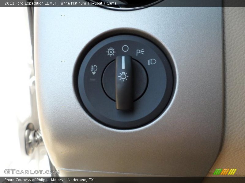 White Platinum Tri-Coat / Camel 2011 Ford Expedition EL XLT