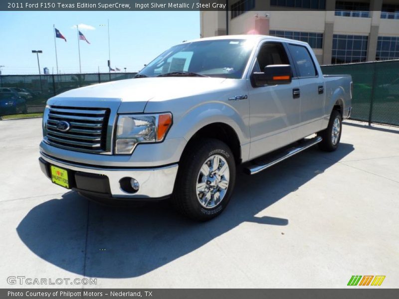 Ingot Silver Metallic / Steel Gray 2011 Ford F150 Texas Edition SuperCrew