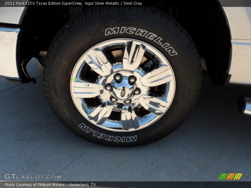 Ingot Silver Metallic / Steel Gray 2011 Ford F150 Texas Edition SuperCrew