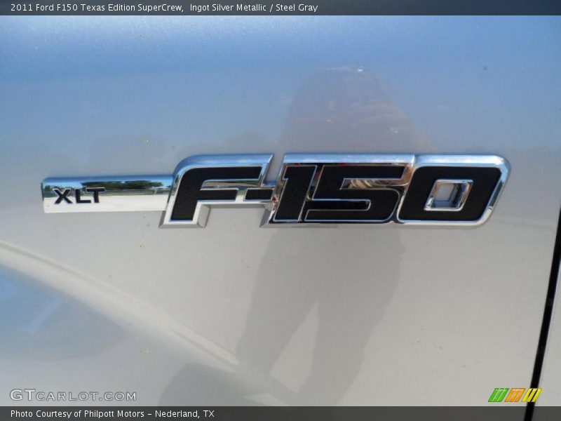 Ingot Silver Metallic / Steel Gray 2011 Ford F150 Texas Edition SuperCrew