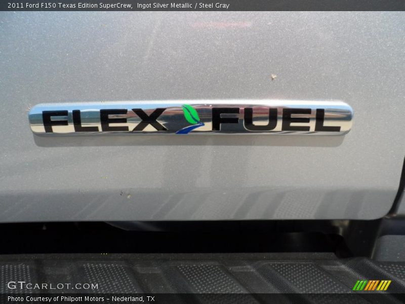 Ingot Silver Metallic / Steel Gray 2011 Ford F150 Texas Edition SuperCrew