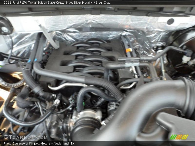 Ingot Silver Metallic / Steel Gray 2011 Ford F150 Texas Edition SuperCrew
