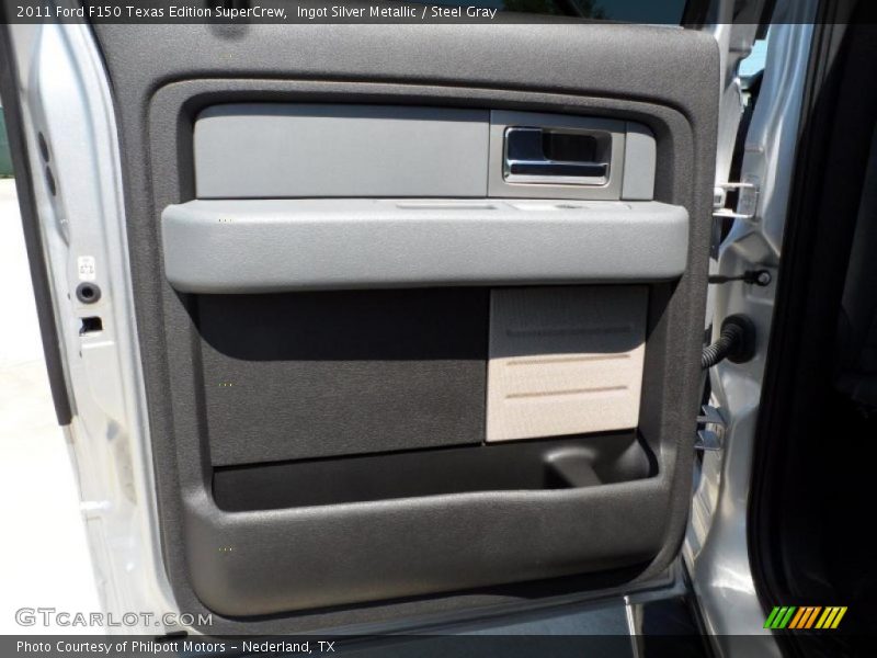 Ingot Silver Metallic / Steel Gray 2011 Ford F150 Texas Edition SuperCrew