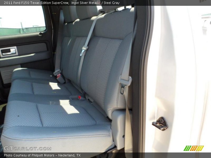 Ingot Silver Metallic / Steel Gray 2011 Ford F150 Texas Edition SuperCrew