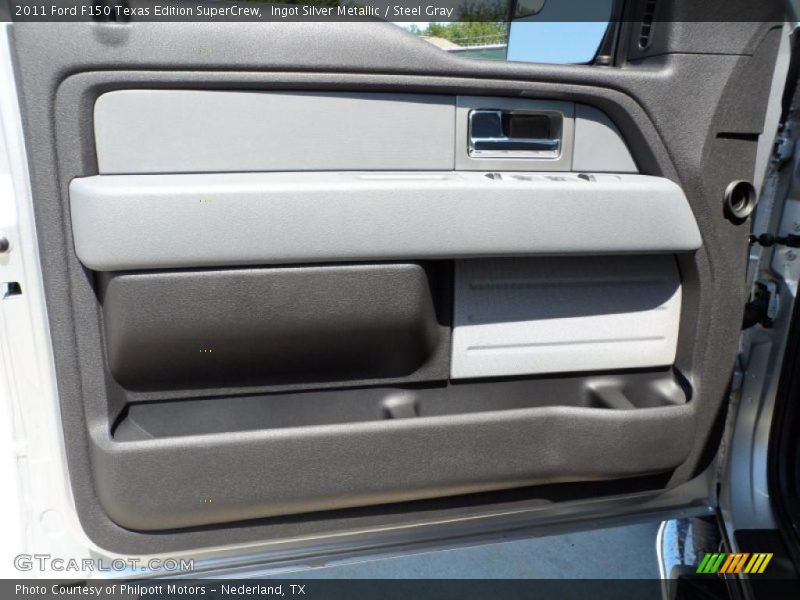 Ingot Silver Metallic / Steel Gray 2011 Ford F150 Texas Edition SuperCrew