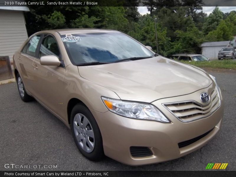 Sandy Beach Metallic / Bisque 2010 Toyota Camry LE