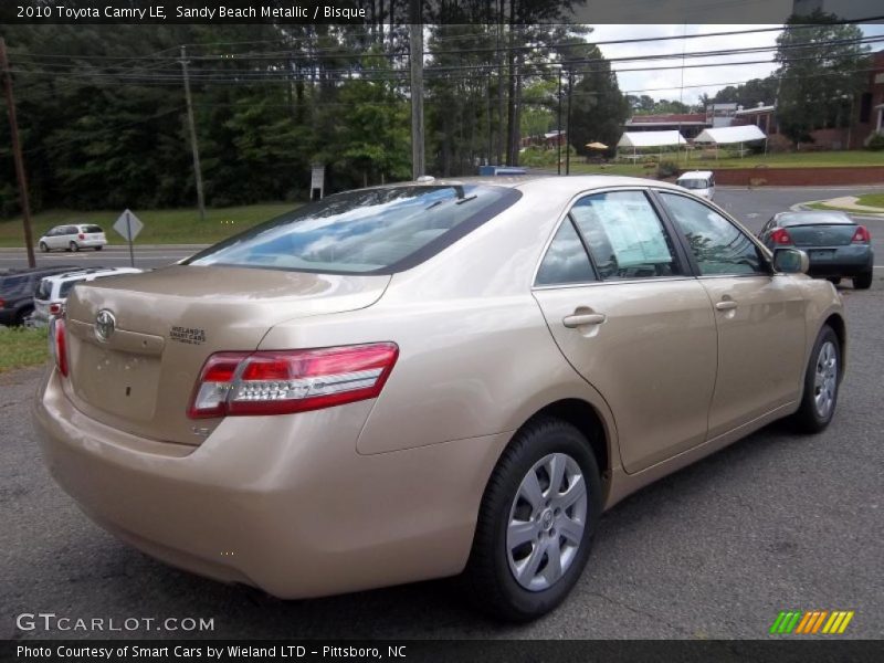 Sandy Beach Metallic / Bisque 2010 Toyota Camry LE