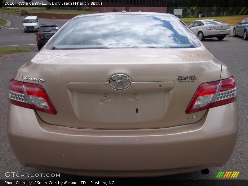 Sandy Beach Metallic / Bisque 2010 Toyota Camry LE